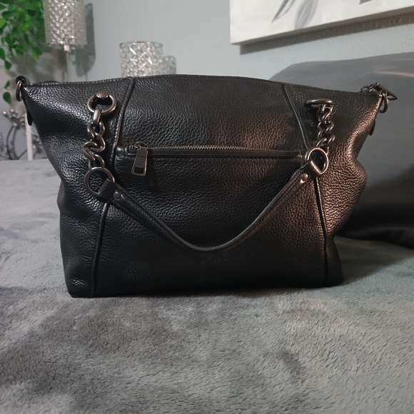 Coach Black Leather Women's Bag - Picture 4 of 12